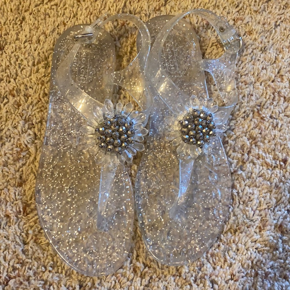 Coach jelly sandals